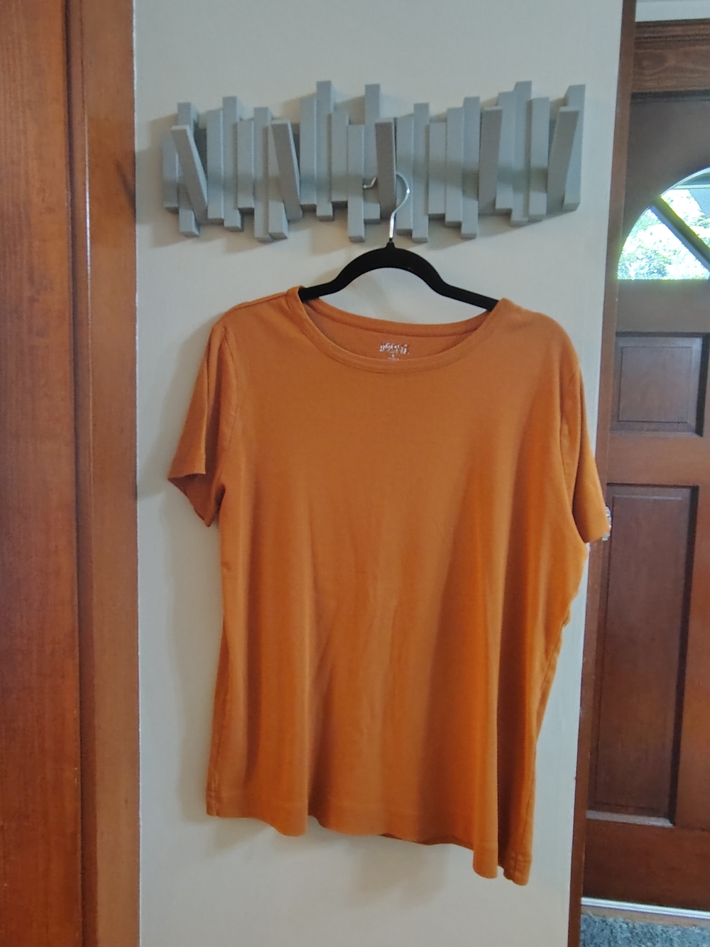 Duluth Trading Co Short Sleeve Crewneck Tee - Orange